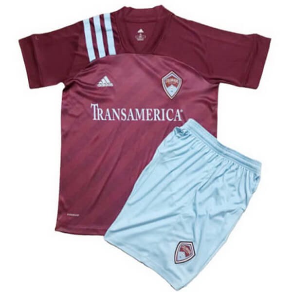 Trikot Colorado Rapids Heim Kinder 2020-21 Rote Fussballtrikots Günstig